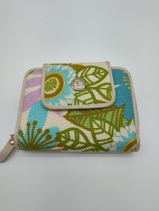 Spartina 449 Handbags - SPARTINA 449 Daufuskie Island Floral Linen Wallet Coin Purse Tropical NWOT